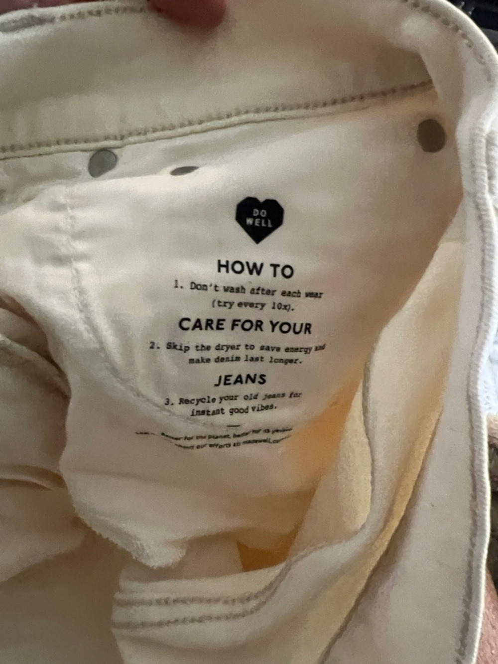 Madewell White Straight-Leg Jeans - Picture 10 of 11